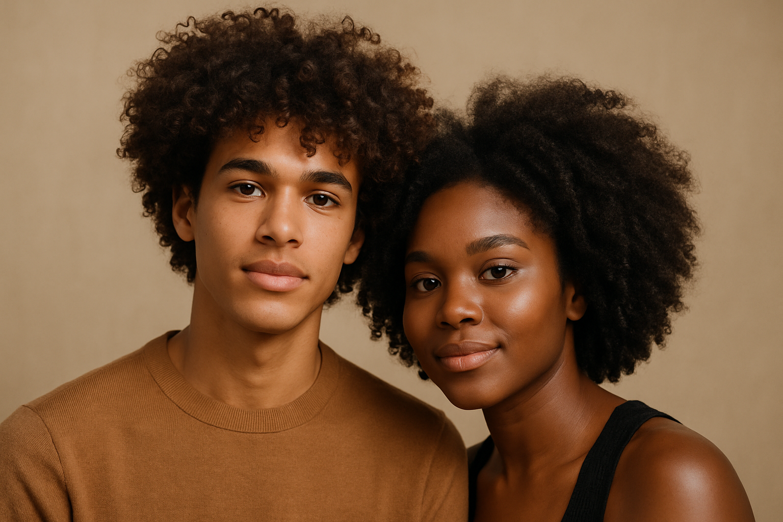 Remplace la fille blanche par un gars avec des cheveux bouclés 